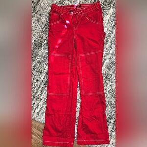 RUE 21 red carpenter pants